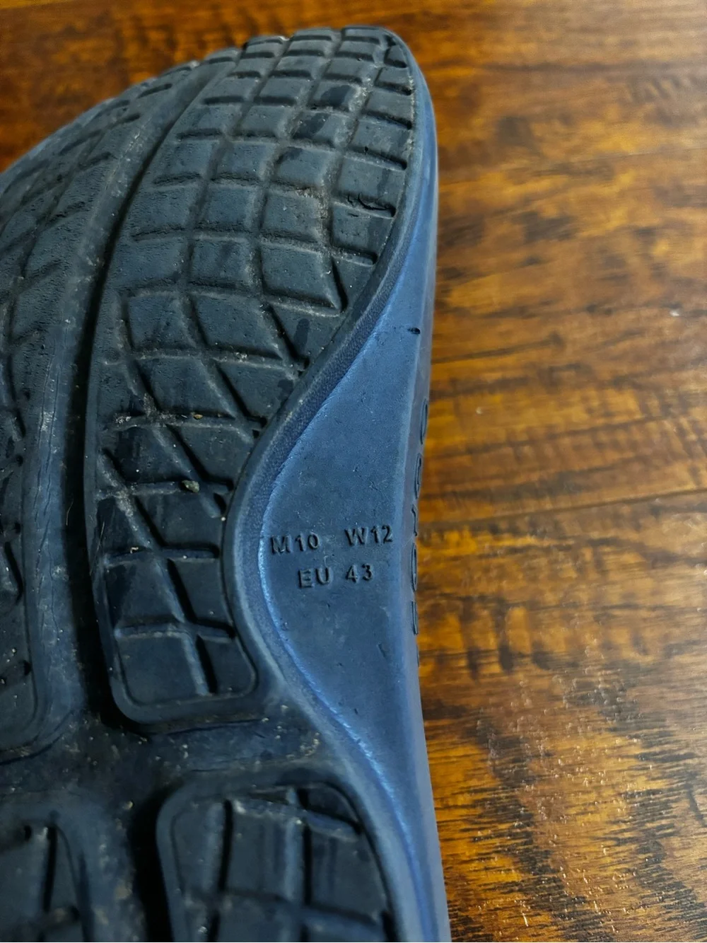OOFOS Recovery Sandals Cushioned Footbed  Impact Absorb Navy Blue Flip Flops